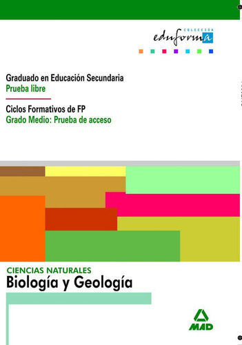 Libro: Ciencias Naturales: Biología Y Geología. Graduado En 