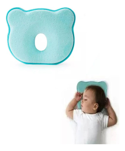 Travesseiro De Bebê Ortopédico Contra Deformação Flat .
