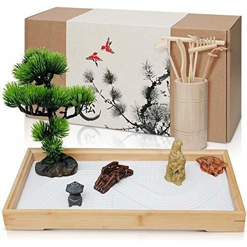 Cenicero Jardín Zen Japonés Para Escritorio - Mini Jardín