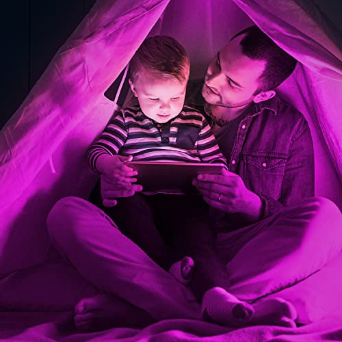 Bombilla De Filamento De Vidrio Morado Sylvania Led A19...