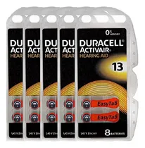 Comprar 40 Pilas Duracell 13 Para Audifonos Sordera Medicados