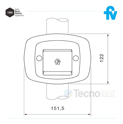 Tapa Y Tecla Para Valvula Descarga De Inodoro Fv 0368.02