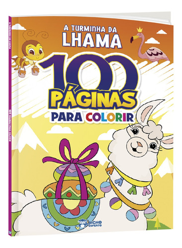 100 Páginas Para Colorir - A Turminha Da Lhama