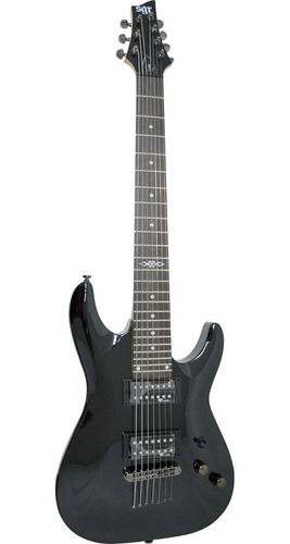 Sgr By Schecter C-7 Blk Guitarra Eléctrica 7 Cuerdas Y Funda