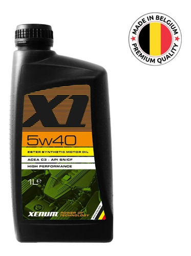 X1 5w40 Aceite Sintético Base Éster 1l Xenum (bélgica)