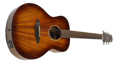 Violão Seizi Supreme Mini Ryu Koa Burst Gloss Orientação da mão Destro
