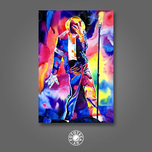 Cuadro Decorativo Mural Michael Jackson 40x60cm Pvc 5mm