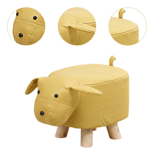 Reposapiés De Animales Para Niños, Taburete Con Forma De