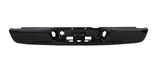 Defensas - Painted Black Rear Step Bumper Face Bar ******* D