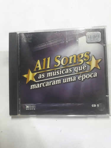 Cd All Songs As Músicas Que Marcaram Uma Época