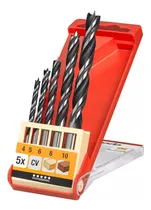 Comprar Juego Set Mechas Brocas Cv Para Madera X5 Kwb 514000