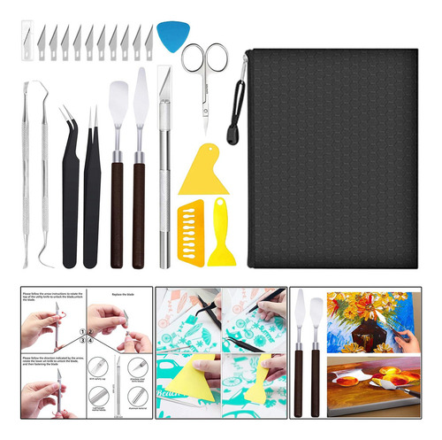 Yn De Herramientas De Deshierbe De Vinilo 23pcscraft