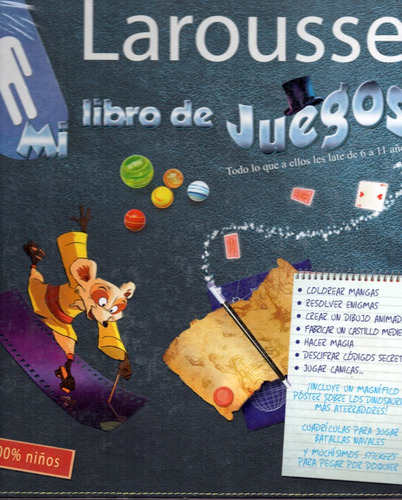 Mi Libro De Juegos  Niño - Larousse - Larousse            