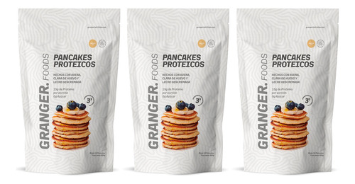 Granger Kit X3 Pancakes Proteicos Vainilla Suplemento 450gr