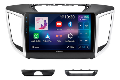 Central Multimidia Pioneer Creta 9p Carplay Android Auto