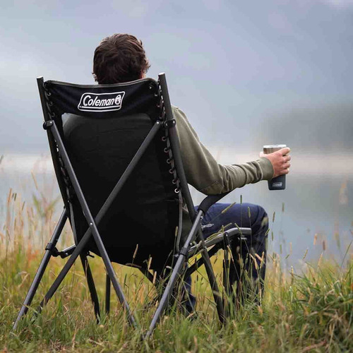 Imagen 4 de 5 de Silla Plegable Camping Coleman Confort Grande 136 Kg