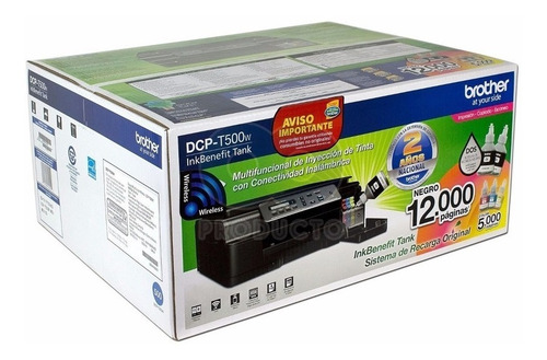 Impresora Multifuncional Brother Com Wi-fi Dcp-t500w