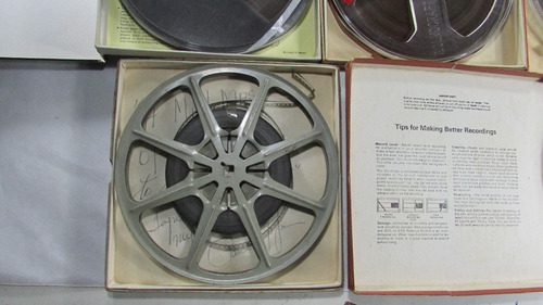 Lote De Seis Audiomagneticos Antiguos Video Coleccionable.