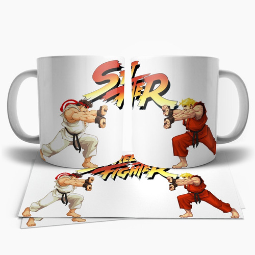 Street Fighter Ryu Ken Taza Tu Propio Estilo #1