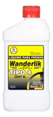 Liquido De Freno Wander Lik Dot 4 Moto Avenida