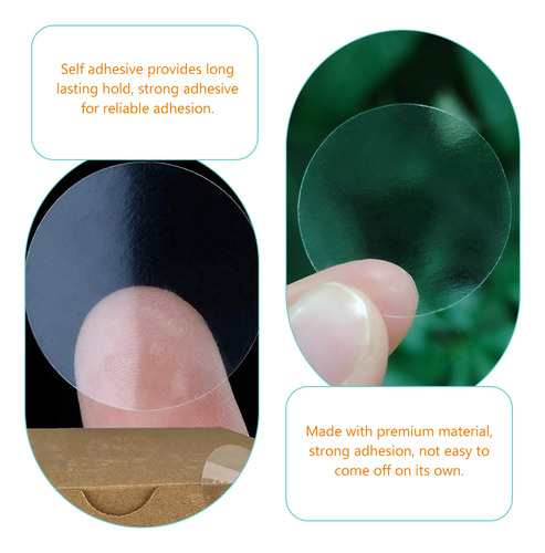 Adhesivo Autoadhesivo Transparente De 38 Mm Para Sobres, Obl