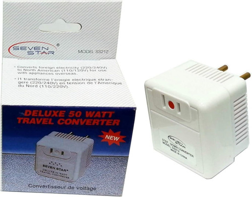 Convertidor De Voltaje Vcc, 50 Watts, Reductor 220 A 110v