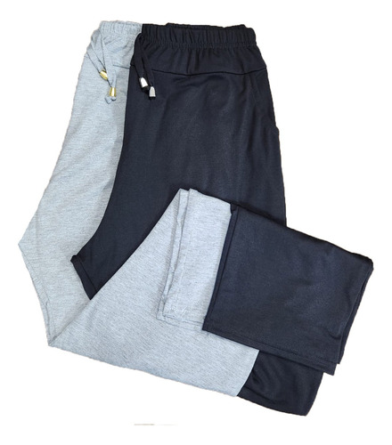 Pack X 2 Pantalones Modal Deportivo Talle Extra Grande