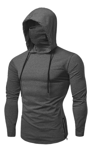 Imagen 8 de 10 de Buzo Canguro Capucha Hombre Slimfit Hoodie Camperas A29