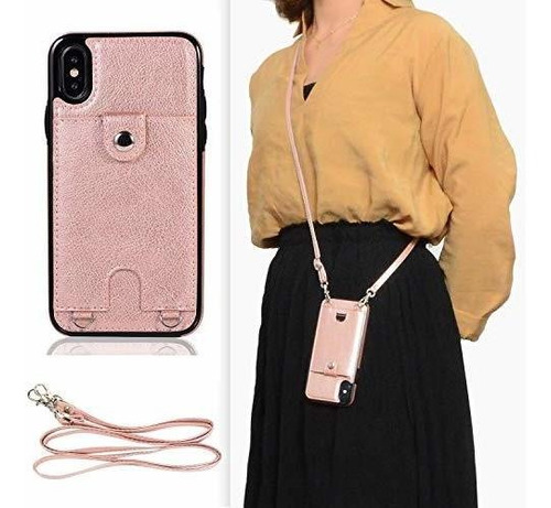 Jaorty Pu Leather iPhone X Case,iPhone XS Wallet 97vna