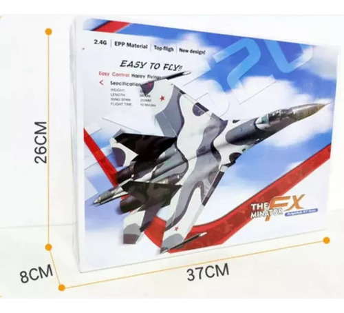 // // = Plano De Control Remoto The Minator Su35 Top Glider