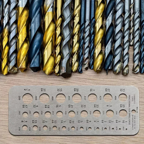 Brocas De Medição De Tamanho De 1,59 A 12,7 Cm