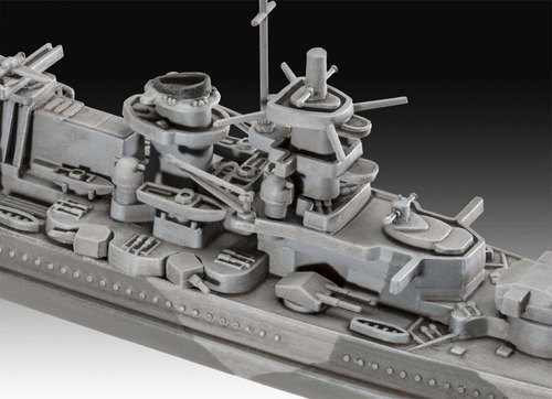 Kit de buque de guerra Revell Gneisenau 1/1200, 48 piezas 05181