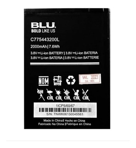 Bateria  Pila Blu C775443200l C5l C5 2019