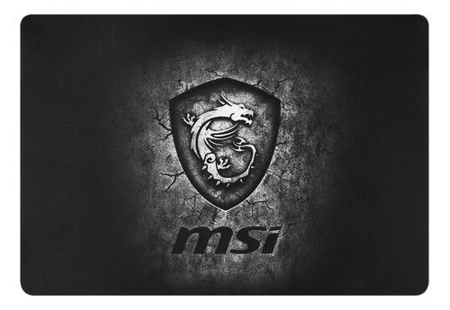 Mouse Pad gamer MSI GD20 Agility de goma 220mm x 320mm x 5mm negro