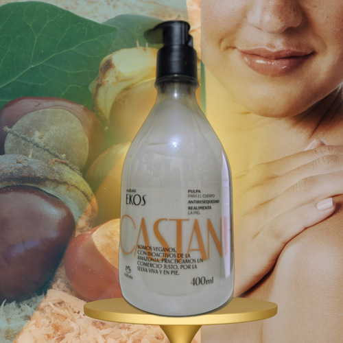 Pulpa Para Cuerpo Antiresequedad Castaña Natura Ekos 400ml
