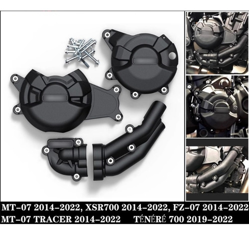 Protectores Anticaída De Motor Para Yamaha Mt-07 Xsr700 Fz07