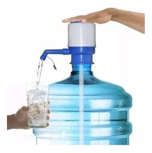 Bomba Manual Para Galão Água Mineral 10 Ou 20 Litros - Clink Cor Azull X Braco