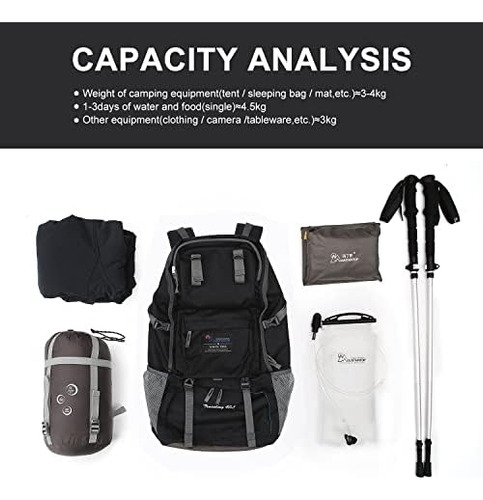 Mountaintop Mochila De Senderismo De 40 L Para Mujeres Y De