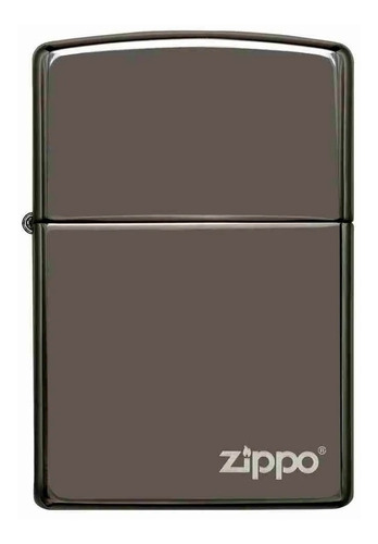 Zippo Encendedor Black Ice Logo Plateado Zp150zl