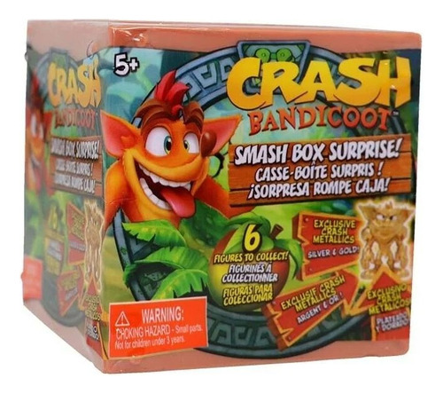 Crash Bandicoot Smash 2 Cajas Sorpresa Figura De Accion