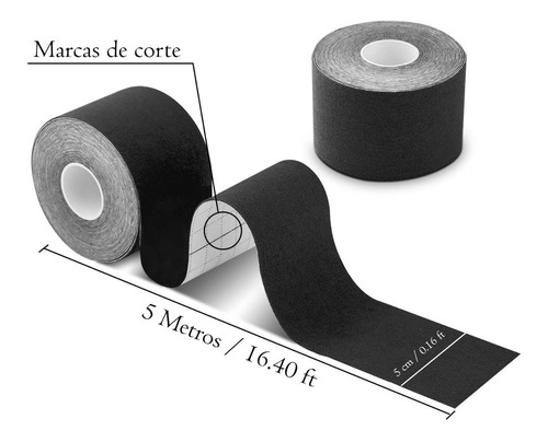 Imagen 6 de 8 de Cinta Kinesiologica Vendaje Neuromuscular Tape Kinesiotape