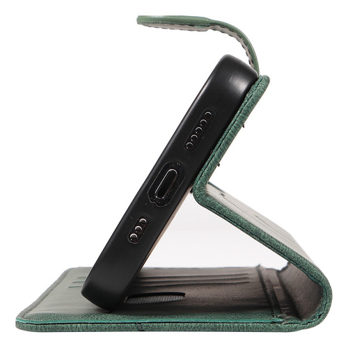 B Funda De Teléfono Flip Card Wallet For Samsung