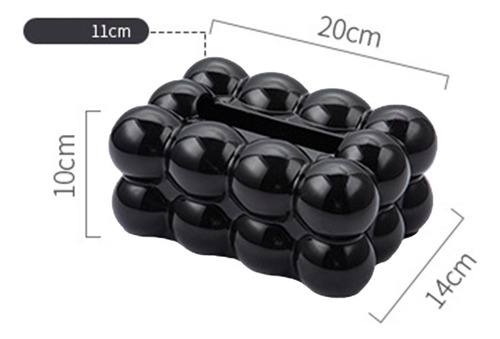 Caja De Pañuelos De Cerámica, Soporte Para Negro