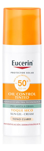Protector Solar Facial Eucerin Sun Fps 50+ Tono Claro 50 Ml