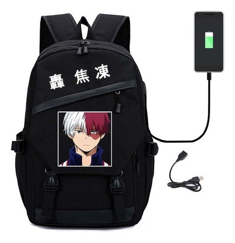 Mochila Shoto Todoroki Anime My Hero Academia Cosplay Multi