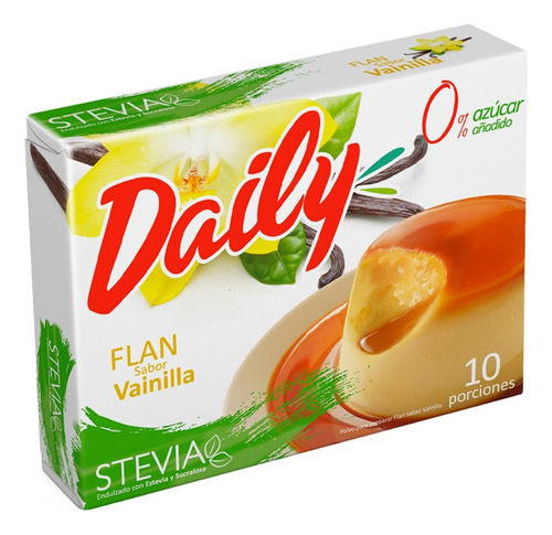 Flan De Vainilla Con Stevia Daily Postre Sin Azúcar