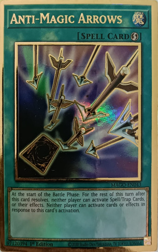 Yugioh! Anti-magic Arrows Mago-en043 1st Edition