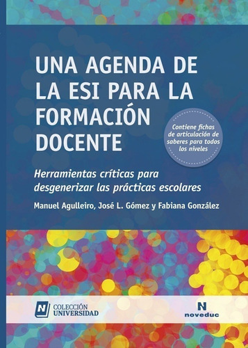 Una Agenda De La Esi Para La Formación Docente - Agulleiro, 