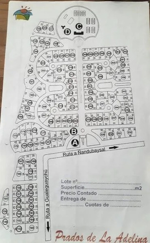 Lotes Club De Campo Prados De La Adelina Entre Ríos