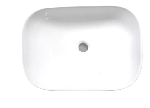 Imagen 2 de 5 de Bacha De Apoyo Blanca De Loza 46 X 33cm Porcelana Sanitaria